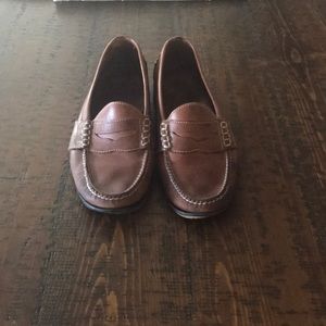 Cole Haan pinch penny loafers. Brown.